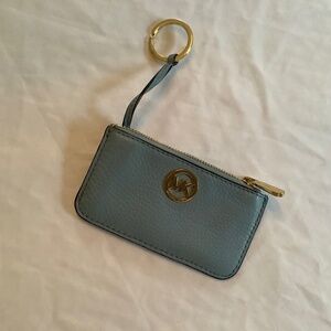 Michael Kors. NEVER USED Wristlet. Light Blue.